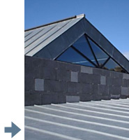 natural zinc roofs